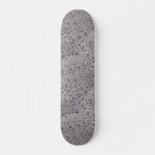 Skate gotículas de água de cinza