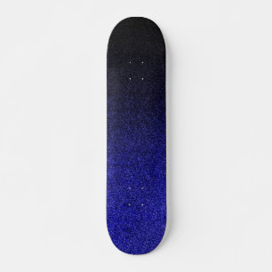 Skate Gradação de Brilho Azul e Preto