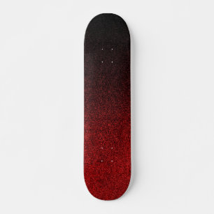 Skate Gradação de Brilho Vermelho e Preto