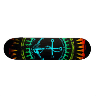 Skate Gradação de Gradiente para Baixo da Âncora do S