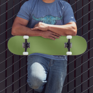 Skate Gradação Verde Sólido Moderno Padrão de Onda