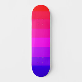 Skate Gradiente Ombre Colorido Divertido