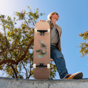 Skate Gradiente Pêssego - profundo a claro   Modos Sazon