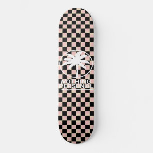 Skate Gradiente Preto e Rosa Verificado