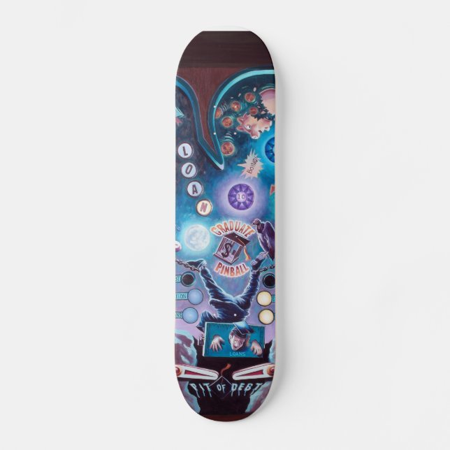 Skate graduado do Pinball (Frente)