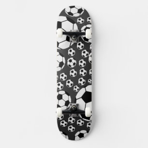 Skate Gráfico de Bola de Futebol Clássico Fã de Esportes