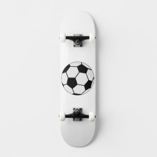 Skate Gráfico de Bola de Futebol Clássico Fã de Esportes