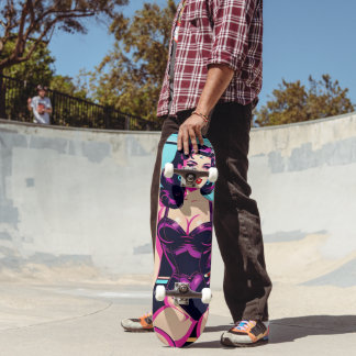 Skate Gráfico Pop Pinup