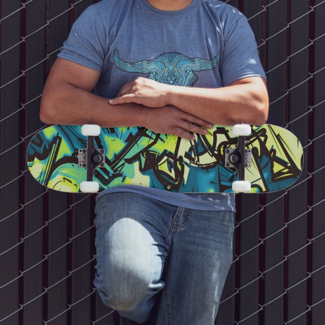 Skate Grafite abstrato (Ao ar livre 3)