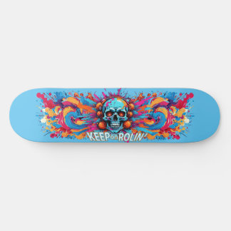 Skate Grafite Art Skull 6 - Continue girando