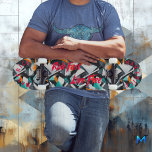 Skate Grafite elegante com Motto Vermelho 'Ride Fast Liv<br><div class="desc">Esta prancheta apresenta um design inspirado em grafite impressionante com formas de abstrato angulares e em negrito em tons de cinza, lacre e laranja. O lema "Ride Fast Live Free" em vermelho vibrante se destaca em relação ao pano de fundo dinâmico, simbolizando a liberdade e a adrenalina que os skatistas...</div>