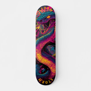 Skate Grafite Elétrico Serpente Art - Edição Limitada