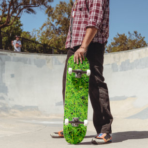 Skate Grama Verde Esmeralda Vibrante