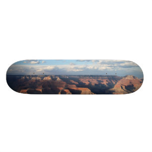 Skate Grand Canyon visto da borda sul na arizona