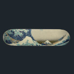 Skate Grande onda fora de Kanagawa<br><div class="desc">Katsushika Hokusai era um artista, um pintor do ukiyo-e e um printmaker japoneses do período de Edo</div>