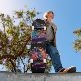 Skate Grático Vibrante de Vitória de Basquete Pro Skateb