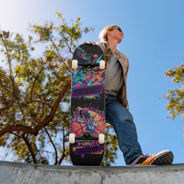 Skate Grático Vibrante de Vitória de Basquete Pro Skateb (Ao ar livre 1)