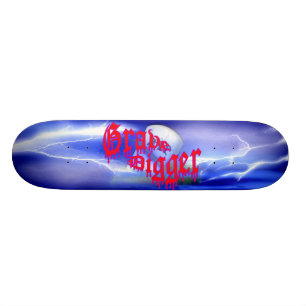 Skate grave do costume do escavador