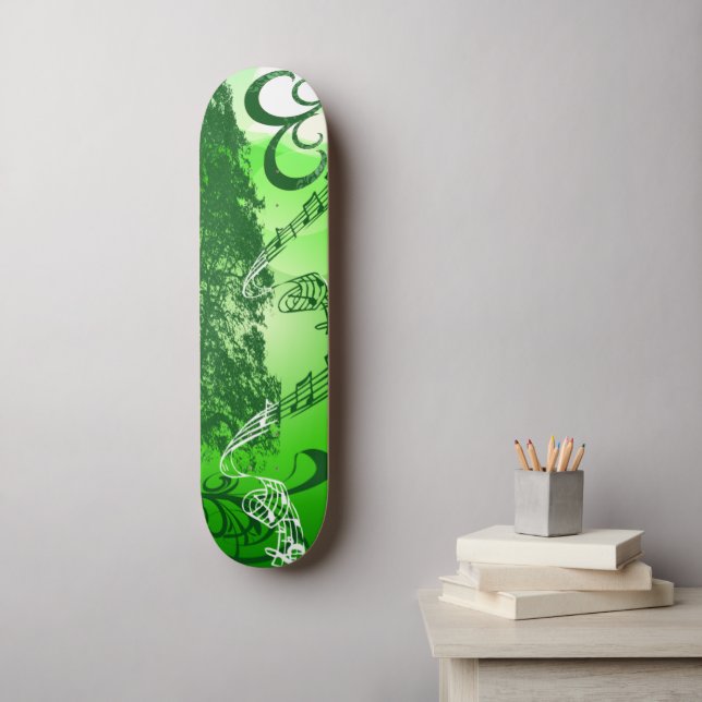 Skate Green Melody (Arte de parede)