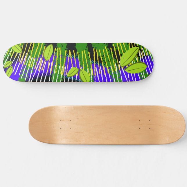 Skate Green Motion – Abstract Nature (Horz)