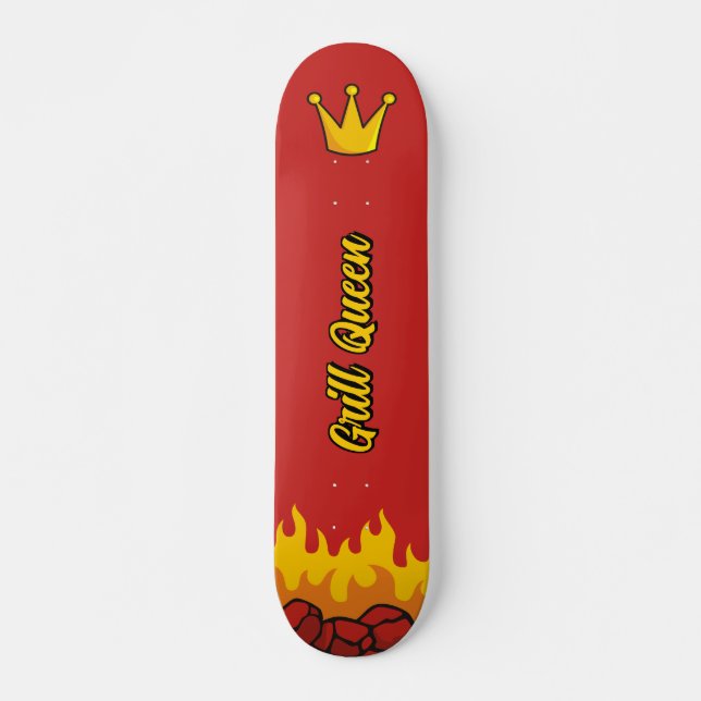 Skate Grill Queen Crown (Frente)