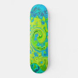 Skate Groovy Chartreuse e Aquamarine