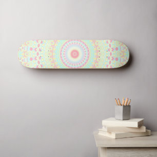 Skate Groovy Colorful Hippie Mandala 