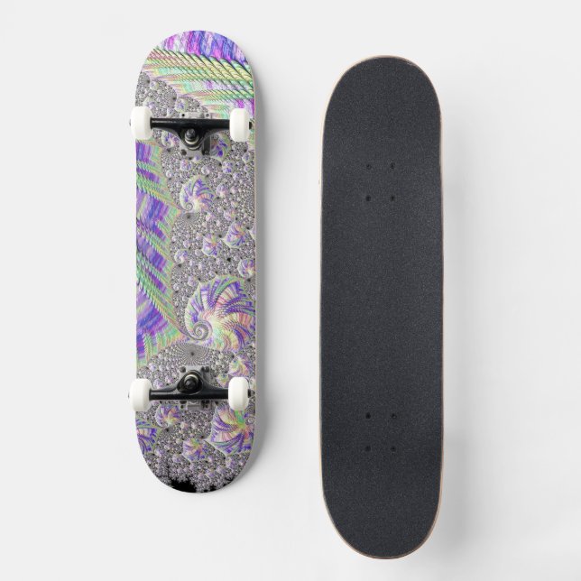 Skate Groovy Trippy Funky Psychedelic Art (Frente)