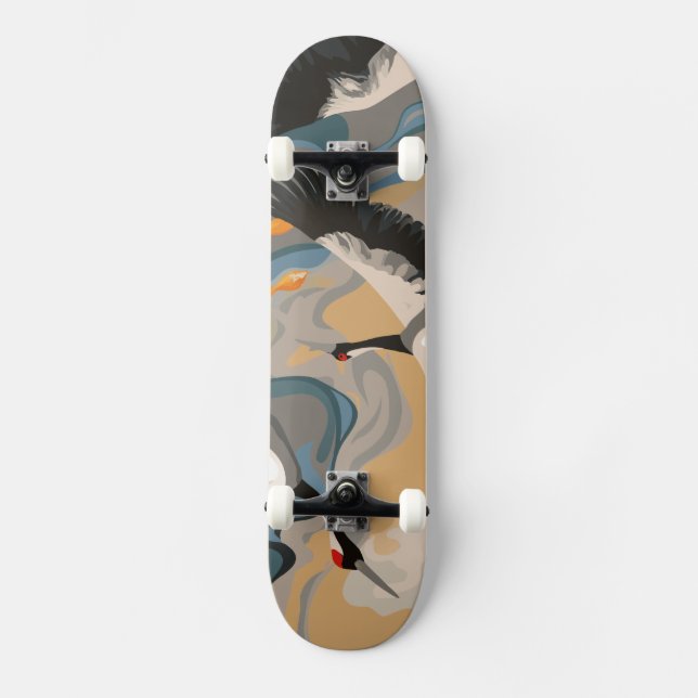 Skate Gruas Em Curso Sobre O Rio (Frente)