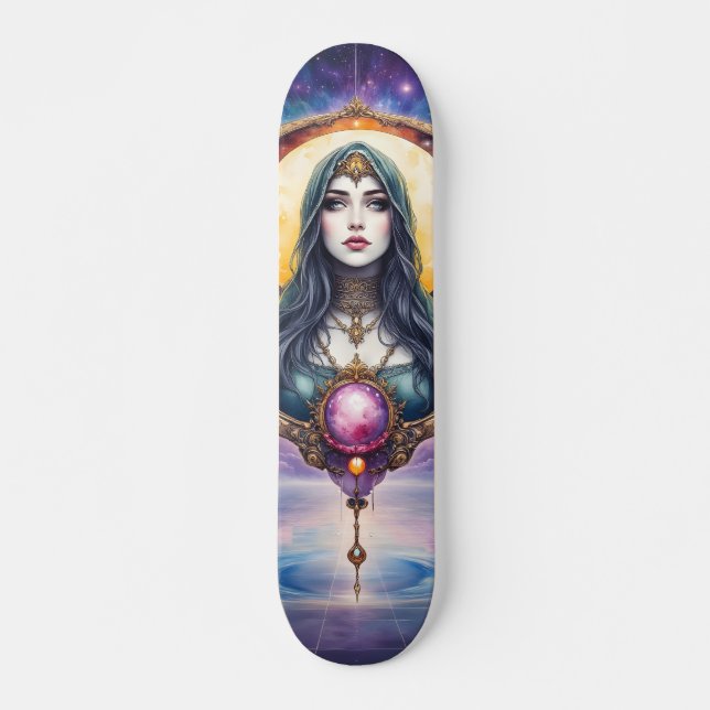 Skate Guardiã dos Sonhos Lunar – Guardiã da Noite.   (Frente)