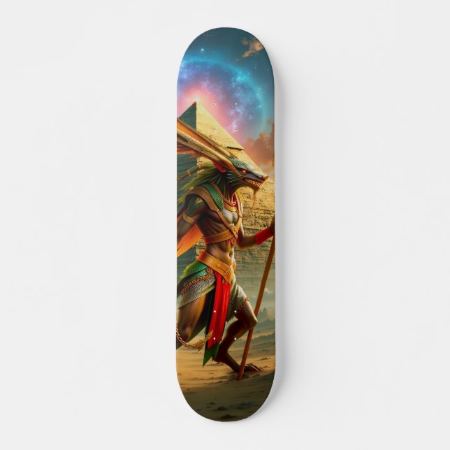 Skate Guardião do Portão Celestial – Anúbis (Frente)