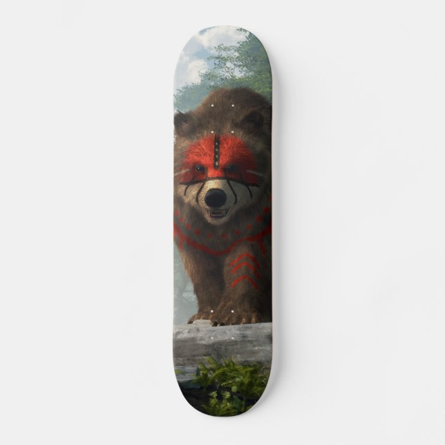 Skate Guerreiro Urso (Frente)