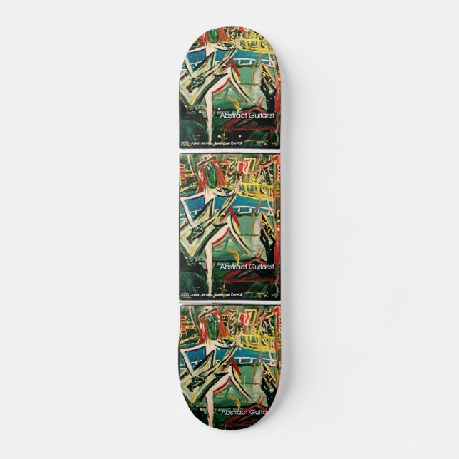 SKATE GUITARISTA ABSTRATO I (Frente)