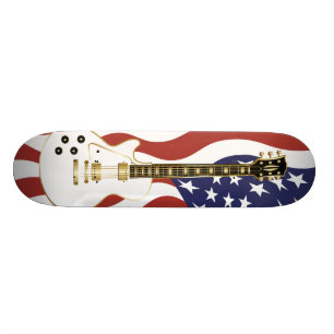 Skate Guitarra elétrica do ícone americano