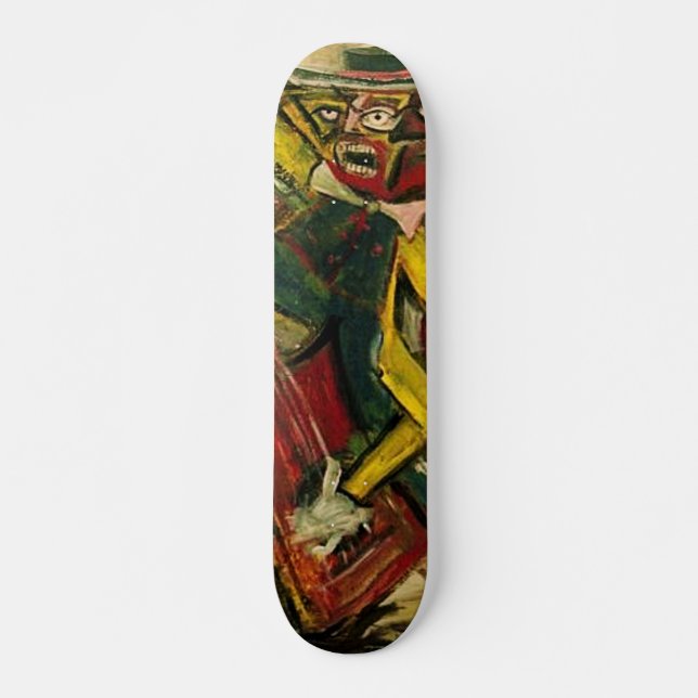 Skate Guitarrista Abstrato 4 (Frente)