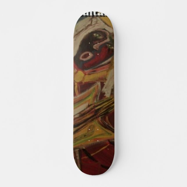 Skate Guitarrista Abstrato II (Frente)