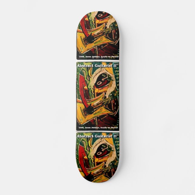 SKATE GUITARRISTA ABSTRATO II (Frente)