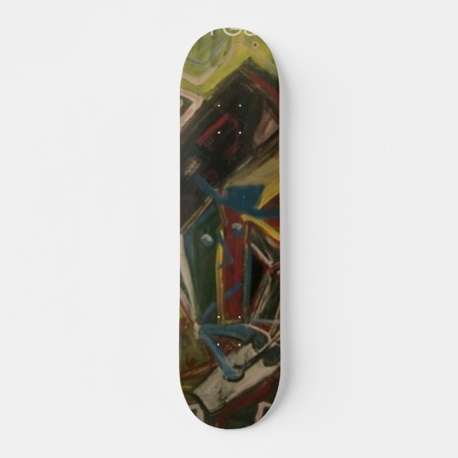 Skate Guitarrista Abstrato III (Frente)