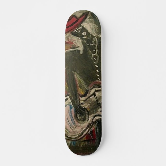 Skate Guitarrista Abstrato V (Frente)