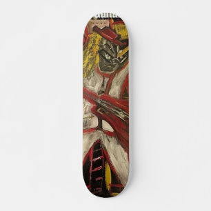 Skate Guitarrista Abstrato VII