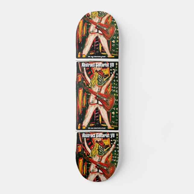SKATE GUITARRISTA ABSTRATO VII (Frente)