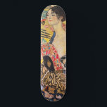 Skate Gustav Klimt - Senhora com ventilador<br><div class="desc">Lady with Fan - Gustav Klimt,  Oil on Canvas,  1917-1918</div>