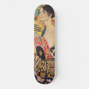 Skate Gustav Klimt - Senhora com ventilador