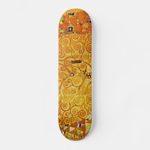 Skate Gustav Klimt Tree of Life Art Nouveau Art Impress