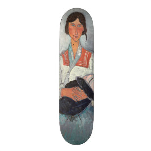 Skate Gypsy Woman with Baby, 1919 (óleo na canvas)