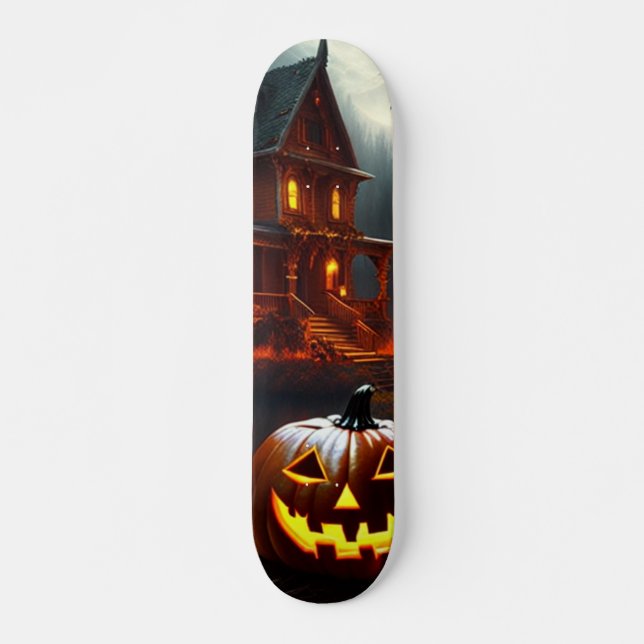 Skate Halloween/Abóbora/Queda (Frente)