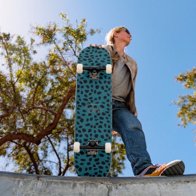 Skate HAMbWG Teal Leopard (Ao ar livre 1)