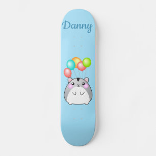 Skate Hamster de Kawaii, Cinza bonita