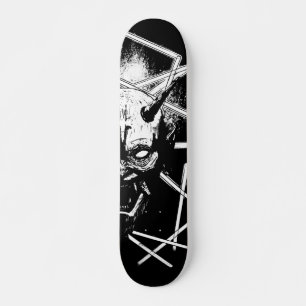 Skate Hannya Mask 8189 - Variant - Black & White