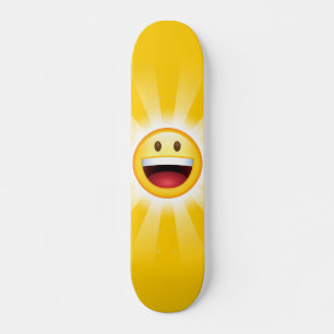 Skate Happy Face Smiley Emoji